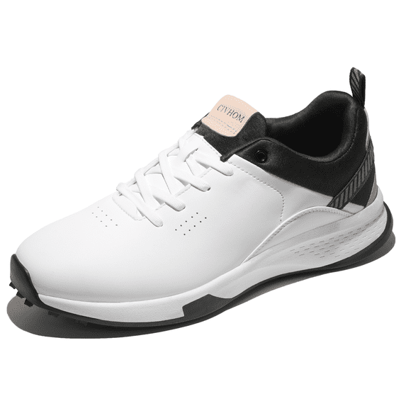 CIVHOM Men's Women's Golf Shoes Lightweight Waterproof Spikeless Golf Footwear with Non US Slip Outsole for All US Day Comfort