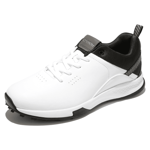 CIVHOM Men's Women's Golf Shoes Lightweight Waterproof Spikeless Golf Footwear with Non US Slip Outsole for All US Day Comfort