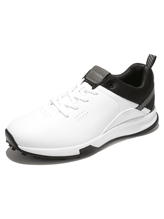 Men's Women's Golf Shoes Lightweight Waterproof Spikeless Golf Footwear with Non US Slip Outsole for All US Day Comfort