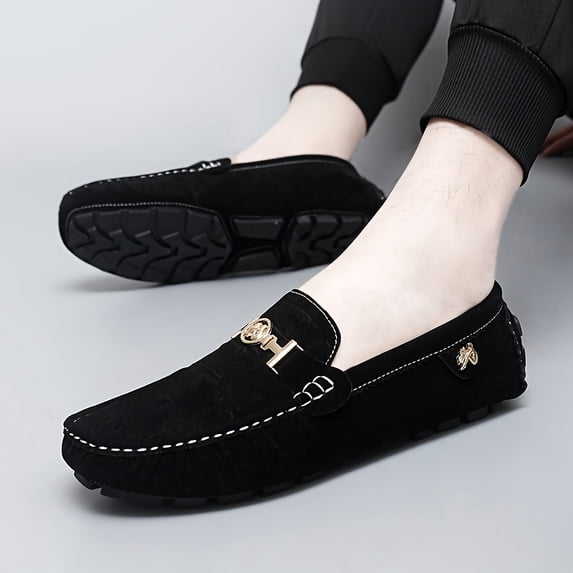 Men’s and Women’s Handmade Slip-On Loafers Comfortable Lightweight Casual Driving Shoes Soft Flat Moccasins for Daily Walking Office Travel and Business Casual Wear