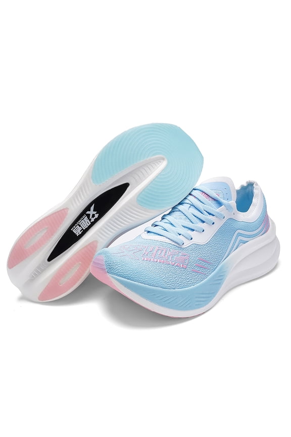 YINGYI 1.0 Performance Running Shoes with Carbon Plate, Men's/Women's Marathon Racing Shoes, Breathable Lightweight Mesh, Cushioned Comfort for Training, Walking, Daily Wear