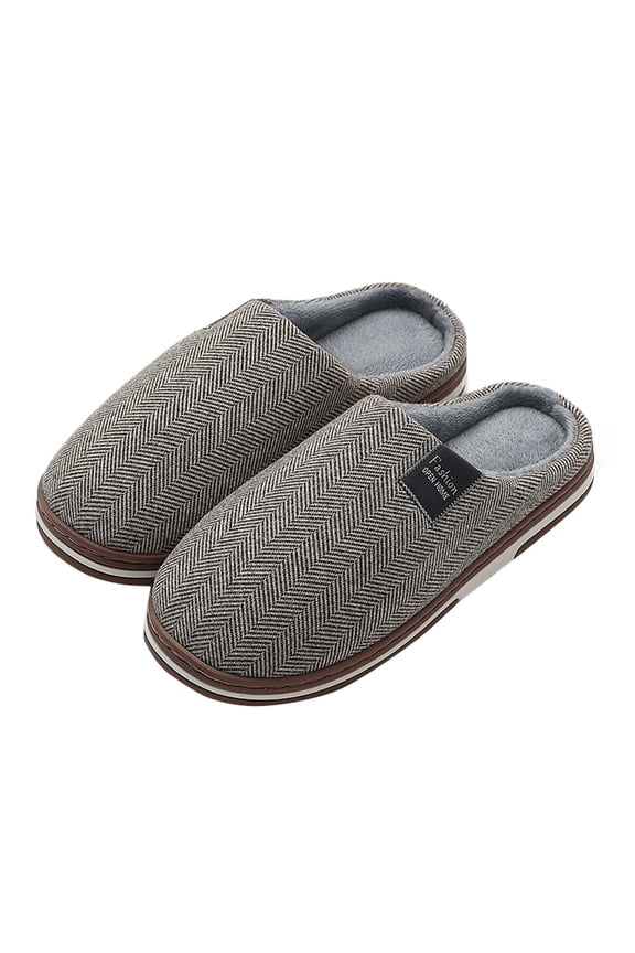 Men's Women's Indoor Home Shoes Warm Shoes Soft-soled Cotton Slippers Memory Foam House Slippers Slip On Cozy Scuff Shoes Indoor/Outdoor with Arch Support Size