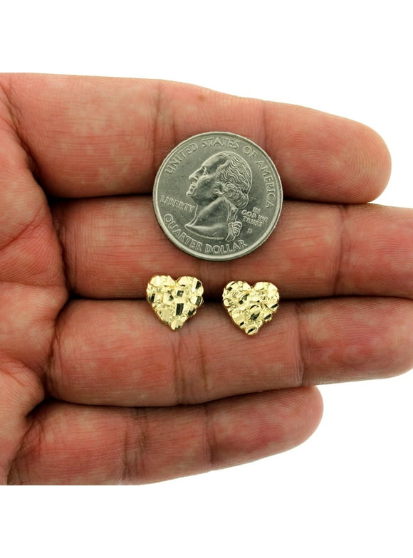 Gold Nuggets Earrings