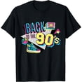 thumbnail image 1 of Men's Women's Kids Vintage Retro Back To 90's Graphic Design T-Shirt, 1 of 4