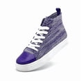 thumbnail image 1 of Men's Women's Knit High Top Sneakers Breathable Lightweight Fashion Casual Walking Shoes Air Mesh Upper Sneakers, 1 of 7