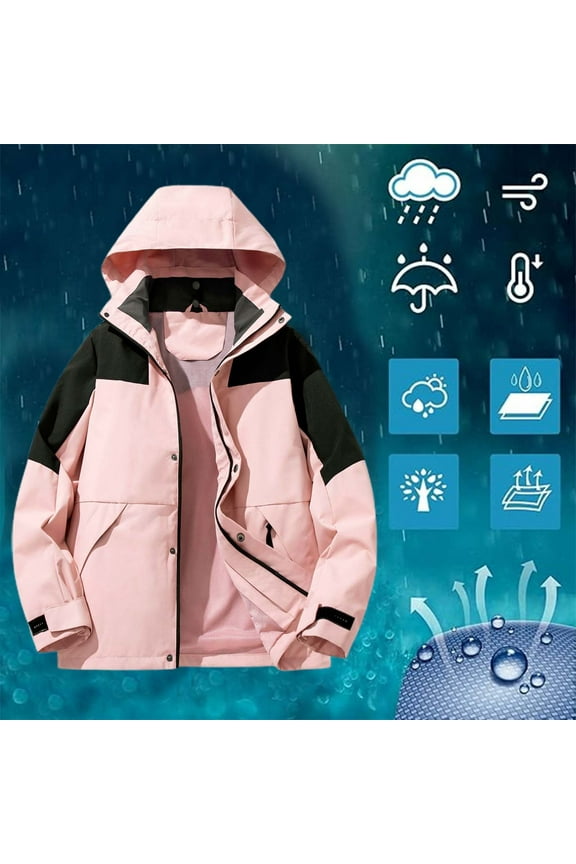 Men's/Women's Layer Hiking Raincoat Outdoor Windbreaker Jacket For Trekking 2x Jacket Running Hoodie Women Rain Jacket for Women Womens Coat 2x Womens Lightweight Rain Jacket Girls Windbreaker Jackets