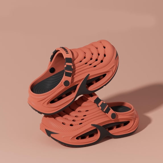 Men's Women's Non Slip Garden Clogs Breathable Wide Width Platform Sandals with Arch Support