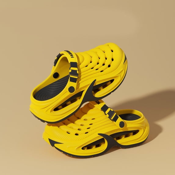 Men's Women's Non Slip Garden Clogs Breathable Wide Width Platform Sandals with Arch Support