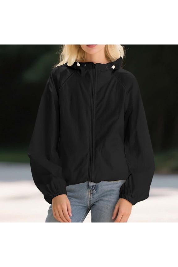 Men's And Women's Outdoor Hooded Thin Cool Breathable Loose Casual Couple's Skin And Sun Clothing Puffy Vest for Women Womens Utility Jackets Business Casual Jacket Women Suits Jackets Womens Light