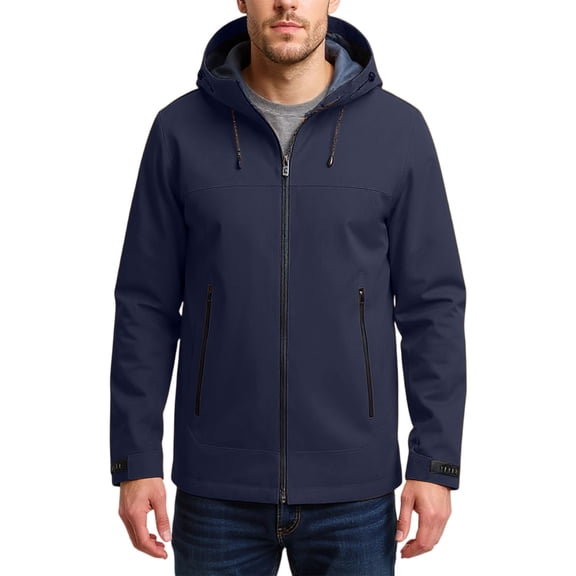 Men's and Women's Outdoor Sports Windbreaker Jacket Coat for Unisex Warmth and Protection in Various Activities with Lightweight and Water Resistant Feature,Navy,3XL