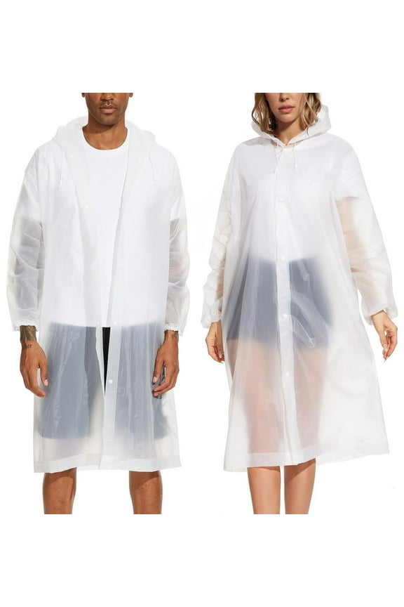 Men's And Women's Outdoor Transparent Portable Rain Raincoat Jackets Big And Tall Zip up Jacket Womens Olive Jean Jacket New Clothes Fashion for Women Casual Windbreaker Jacket Women Women Casual