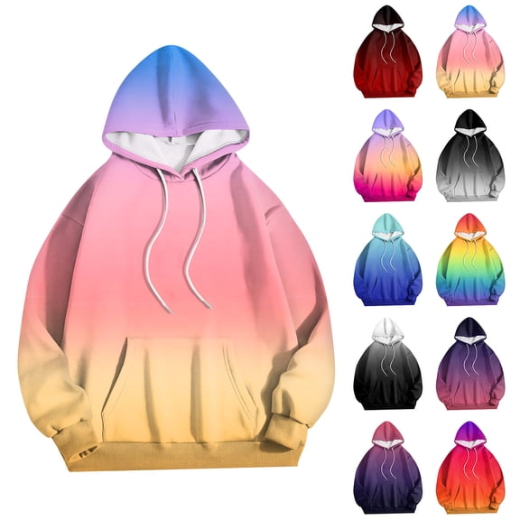 Men's & Women's Print Plush Fleece Coat, Warm Hooded Sweater Jacket, Winter Casual Outerwear for Christmas, Fall Winter Season, Outdoor Activities and Travel,Black,2XL
