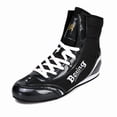 thumbnail image 1 of Men's and Women's Professional Boxing and Wrestling Shoes for All Seasons, High-Quality Handmade Combat Sneakers, Training Shoes for Youth in Schools, Mid-Top Shoes for Sanda and Combat Sports, 1 of 9