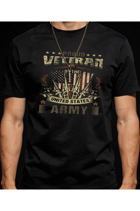 Men's Women's Proud Veteran Of The United States Army T-Shirt S-5XL