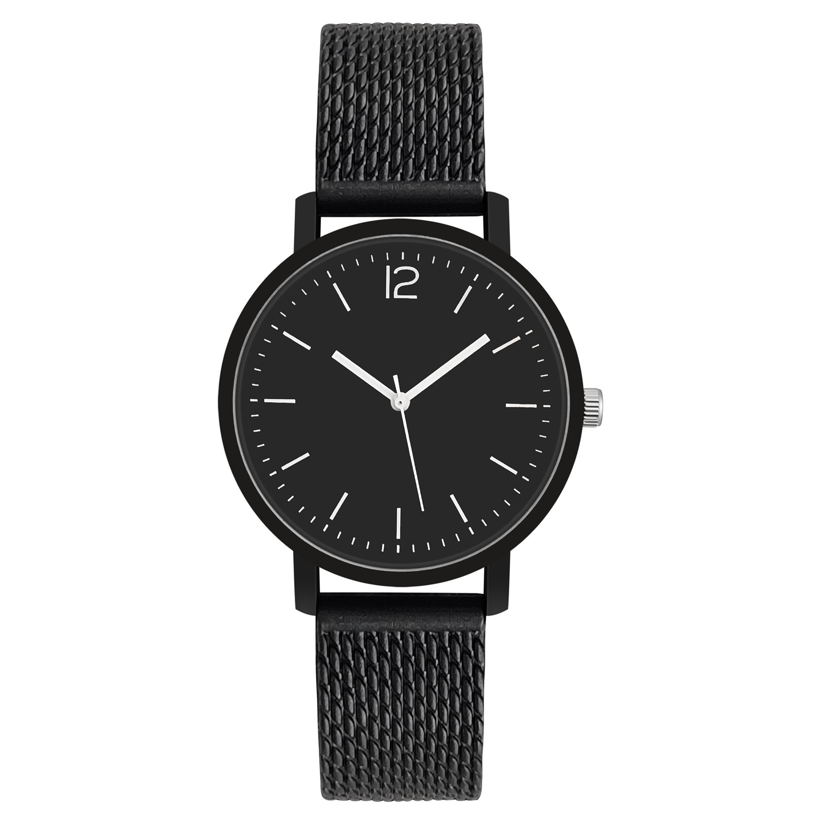 Minimalist Analog Quartz Watch Silicone Strap Waterproof Unisex Fashion Casual Seedf0389ca554655be3065916bc36  main image 4