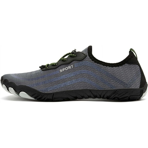 Men's & Women's Quick-Drying Water Shoes – Lightweight Closed-Toe Mesh Fabric Beach Shoes with Elastic Band, Comfortable for Swimming & Surfing