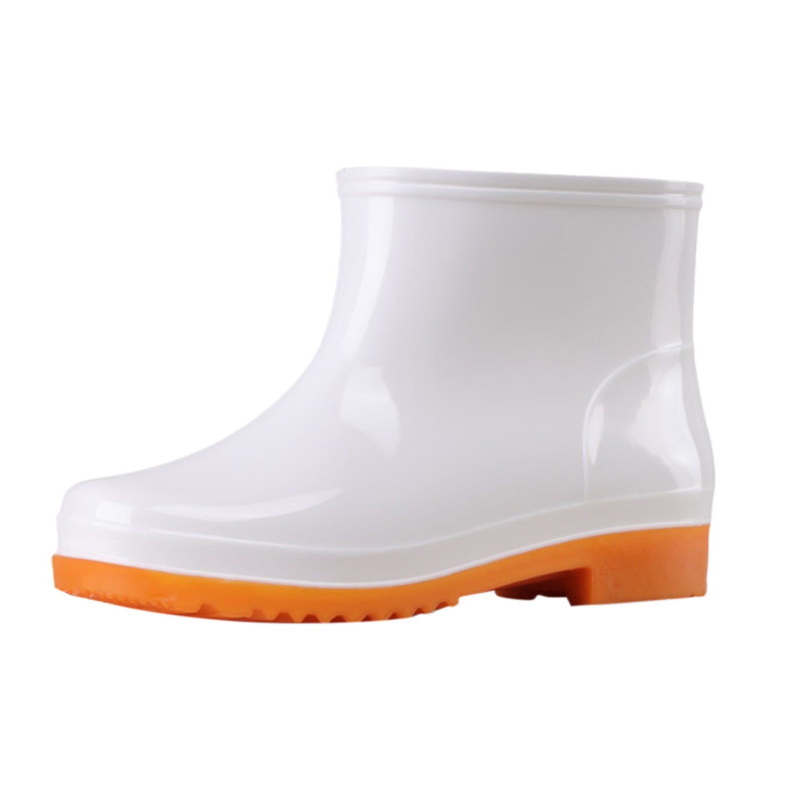 Men's Women's Rain Boots Short Lace Up Boots for Women Summer Wear-Resistant Shoes Outdoor Snowboard Boots Women Garden Water Shoes