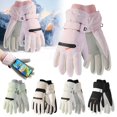 thumbnail image 1 of Men's Women's Ski Snow Gloves with Touchscreen Compatible, Warm Winter Gloves for Cycling Running Hiking Outdoor Sports, 1 of 9
