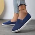 thumbnail image 1 of Men's Women's Slip on Flat Canvas Shoes lightweight Non Slip Loafers Comfortable Non Slip Sneakers, 1 of 6
