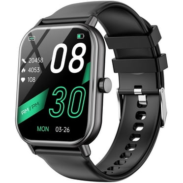 Joautrial Smart Watches for Men & Women,  100  Sports Modes, 1.85" Fitness Tracker with Answer/Make Calls/Message Reminder,  Smartwatch Compatible with Android and Iphone Devices, Black