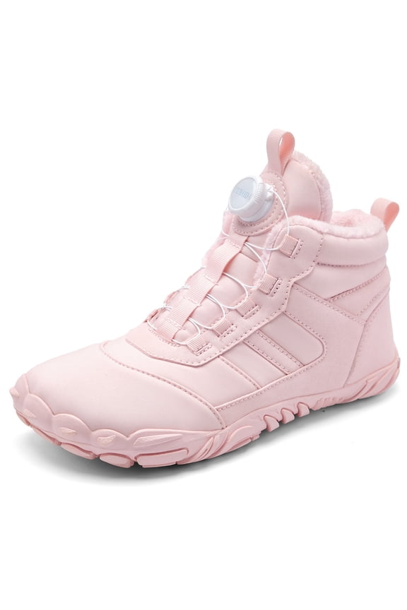 Men's & Women's Snow Boots with Quick-Lock Rotary Buckle System - Waterproof, Anti-slip Insulated Winter Boots for Skiing & Hiking, Wide Width Available, Faux Fur Lined for Extreme Warmth