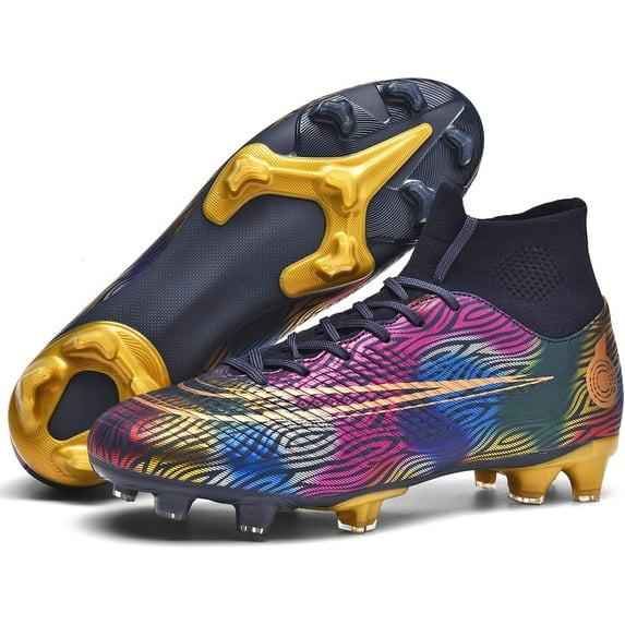 Men's Women's Unisex Soccer Cleats FG/AG Soccer Shoes Indoor Outdoor Turf Firm Ground High-top Spikes Younth Professional Training Football Boots