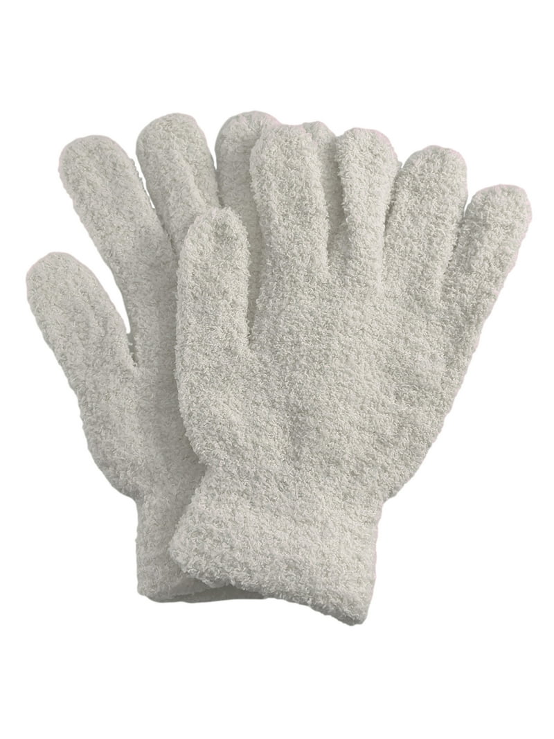 Disgust – Allover Cold Men's Women's Warm Winter Fuzzy Cozy Gloves, White - Walmart.com