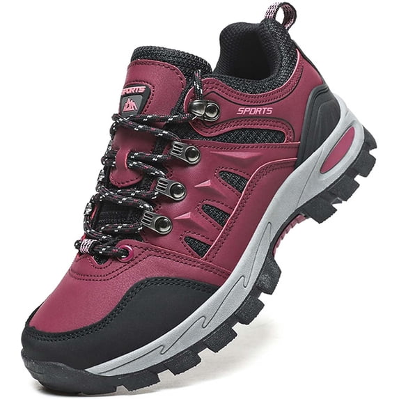 Men's Women's Waterproof Hiking Shoes Non-Slip Breathable Climbing Shoes Outdoor Sports Shoes Comfortable Lightweight Travel Camping Walking Shoes