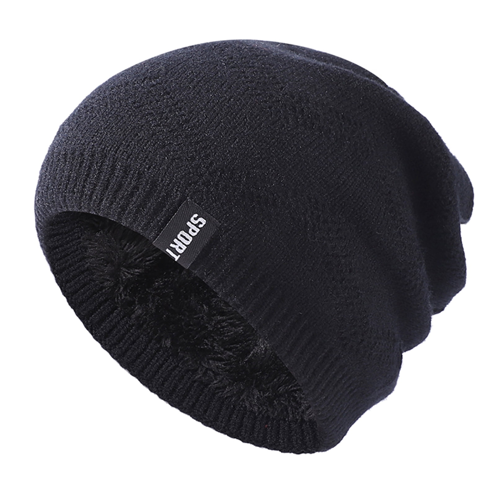 FABEILAI Winter Beanie Hat - Fleece Lined, Knit, Warm Skull Cap For Men & Women, One Size Fits Most