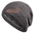 thumbnail image 1 of Men's Women's Winter Beanie Hat Warm Knit Hat Thick Fleece Lined Winter Cap, 1 of 5