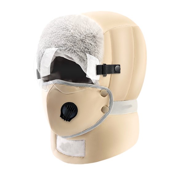 Men's Women's Winter Hats,Full Face Mask Cold Cap,Winter Hunting Hat,Aviator Hat with Goggle