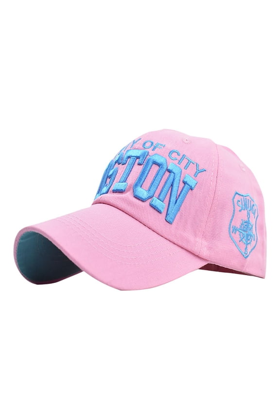 Men's & Womens Baseball Caps, Adjustable Letter Denim Distressed Embroidered Topee