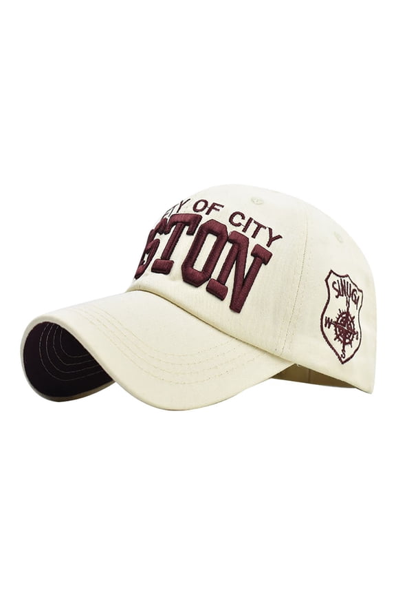 Men's & Womens Baseball Caps, Adjustable Letter Denim Distressed Embroidered Topee