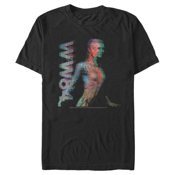 Men's Wonder Woman 1984 Cheetah Glitch  Graphic Tee Black Large