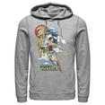 thumbnail image 1 of Men's Wonder Woman 1984 Fight for Justice  Pull Over Hoodie Athletic Heather Small, 1 of 4