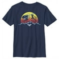 thumbnail image 1 of Men's Wonder Woman 1984 Skyline Battle Graphic Tee Navy Blue Large, 1 of 5
