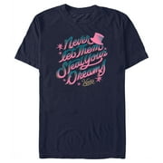 Mens Wonka Never Let Them Steal Your Dreams Graphic Tee Navy Blue X Large