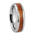 thumbnail image 1 of Men's Wood Inlay Comfort Fit 6mm Titanium Wedding Band, 1 of 4