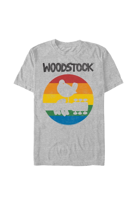 Men's Woodstock Woodstock Rainbow Bird Graphic T-Shirt