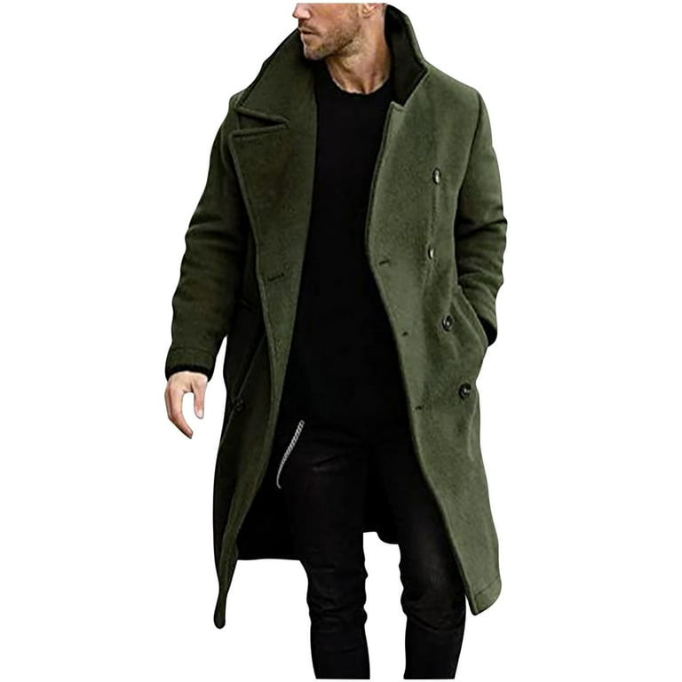 Fashion Slim Double-breasted Long Sleeve Coat Fashion Slim Double-breasted Long Sleeve Coat
