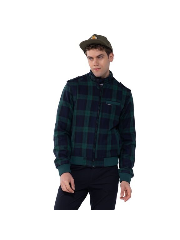 Men's Wool Iconic Racer Jacket - Green - S