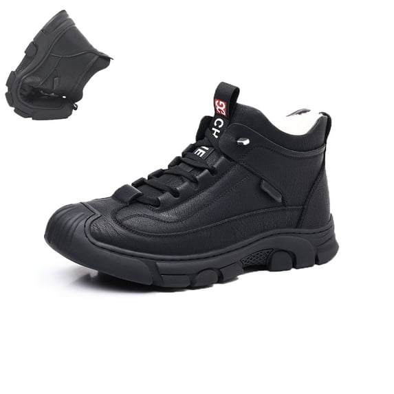 Men's Wool Warm Boots, Winter Warm Sneakers, Men's Snow Boots, Warm Cotton Shoes, Multifunctional Casual Shoes