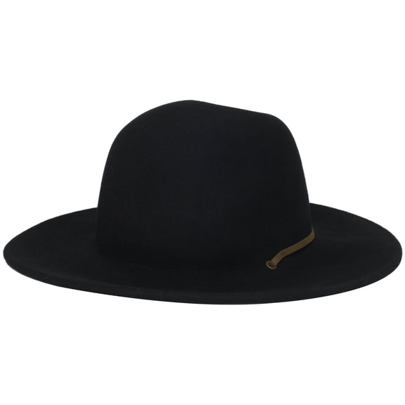 Men's Wool Wide Brim Tiller Fedora/Trilby Hat XL