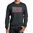 thumbnail image 1 of Men's Word Art Crewneck Sweatshirt - 50 States USA Flag, 1 of 2