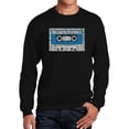 thumbnail image 1 of Men's Word Art Crewneck Sweatshirt - 80s One Hit Wonders, 1 of 2