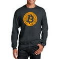 thumbnail image 1 of Men's Word Art Crewneck Sweatshirt - Bitcoin, 1 of 2