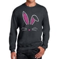 thumbnail image 1 of Men's Word Art Crewneck Sweatshirt - Bunny Ears, 1 of 2