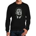 thumbnail image 1 of Men's Word Art Crewneck Sweatshirt - Elon Musk, 1 of 2