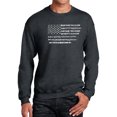 thumbnail image 1 of Men's Word Art Crewneck Sweatshirt - Glory Hallelujah Flag, 1 of 2