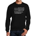 thumbnail image 1 of Men's Word Art Crewneck Sweatshirt - Glory Hallelujah Flag, 1 of 2